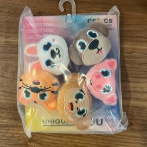 Crocs Jibbitz fuzzy animal 5 pack BNWT